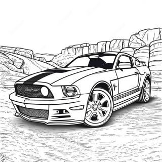 Mustang Gt Mustang Páginas Para Colorir