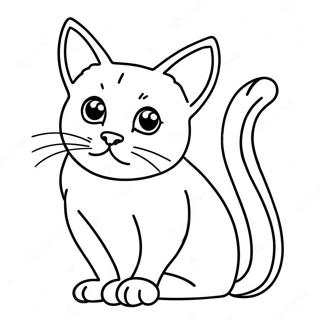 Pagina Para Colorir Do Gato Siames 37405-31139