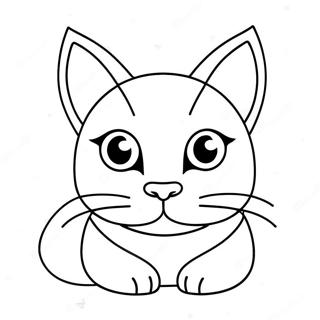 Pagina Para Colorir Do Gato Siames Brincalhao 37406-31141