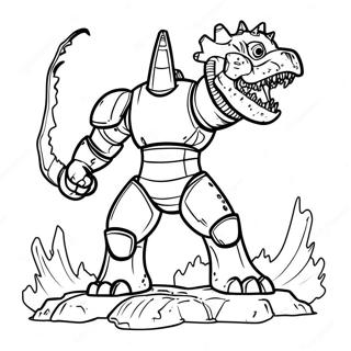 Pagina Para Colorir Do Mechagodzilla Em Batalha 3750-3046