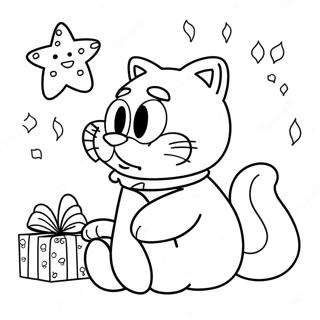 Pagina Para Colorir Do Garfield No Natal 37565-31268