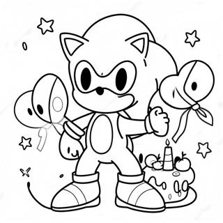 Feliz Aniversario Sonic Pagina Para Colorir 37666-31338