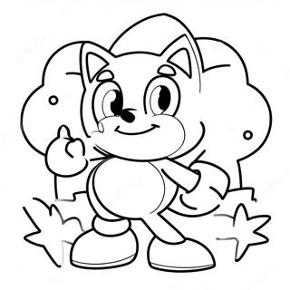 Feliz Aniversario Sonic Pagina Para Colorir 37666-31339