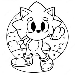 Feliz Aniversario Sonic Pagina Para Colorir 37666-31340