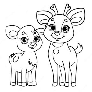 Rudolph E Clarice Pagina Para Colorir 37686-31354