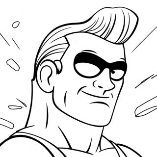 Johnny Bravo Páginas Para Colorir