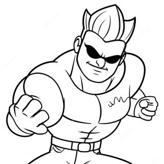 Pagina Para Colorir Do Johnny Bravo 37726-31396