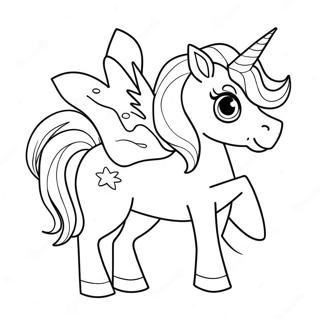 Pagina Para Colorir Do Unicornio Brilhante Lol 37757-31416