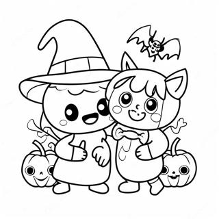 Pagina Para Colorir De Halloween Fofa 37786-31431