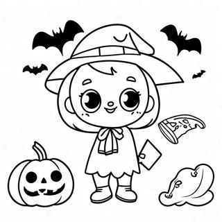 Pagina Para Colorir De Halloween Fofa 37786-31432