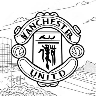 Manchester United Páginas Para Colorir