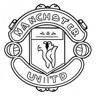 Pagina Para Colorir Do Logo Do Manchester United 37797-31446