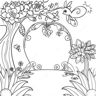 Pagina Para Colorir Do Jardim Secreto Fantastico 37887-31518