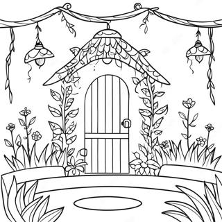 Pagina Para Colorir Do Jardim Secreto Fantastico 37887-31520