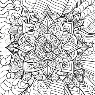 Mandala De Alivio Da Ansiedade Pagina Para Colorir 37946-31574