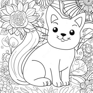 Gato E Cachorro Para Adultos Páginas Para Colorir