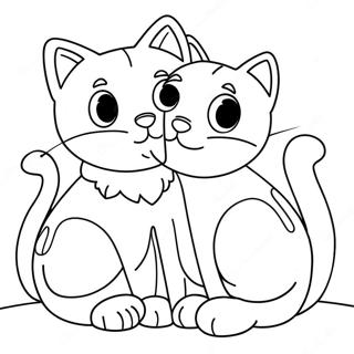 Gato E Cachorro Para Adultos Páginas Para Colorir