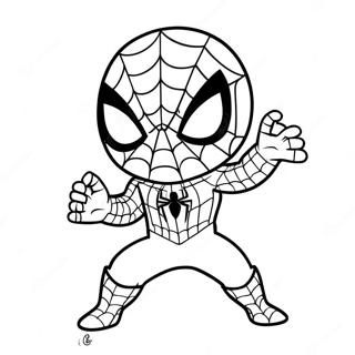 Pagina Para Colorir Do Chibi Homem Aranha 37996-31602