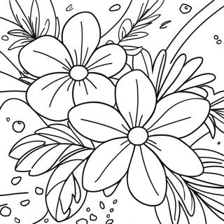 Pagina Para Colorir De Flores Tropicais Do Havai 38077-31661