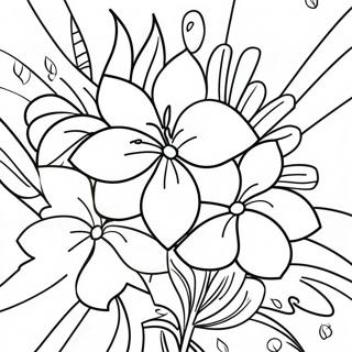 Pagina Para Colorir De Flores Tropicais Do Havai 38077-31662