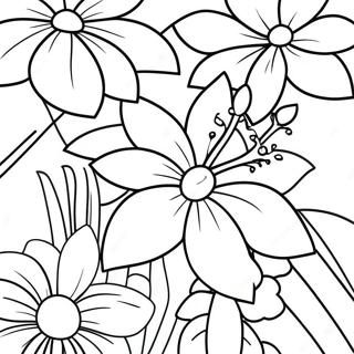 Pagina Para Colorir De Flores Tropicais Do Havai 38077-31664