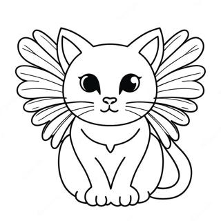 Pagina Para Colorir De Gato Alado 38086-31671