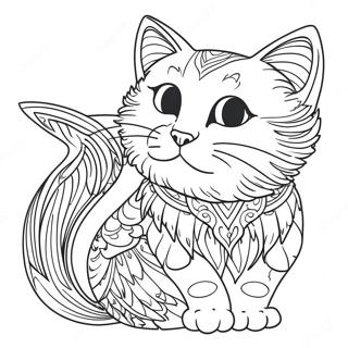 Pagina Para Colorir De Gato Alado 38086-31672