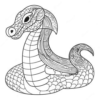 Pagina Para Colorir Serpente Marinha Majestosa 38207-31778