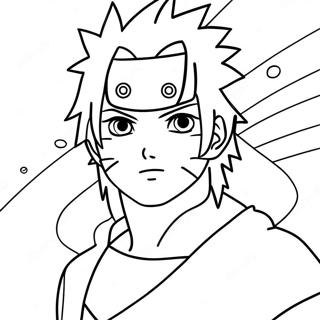 Pagina Para Colorir Do Sasuke Naruto 3820-3090