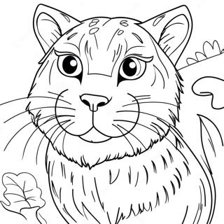 Pagina Para Colorir De Felino Selvagem 38226-31782