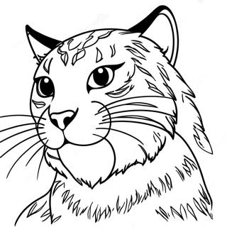 Pagina Para Colorir De Felino Selvagem 38226-31784