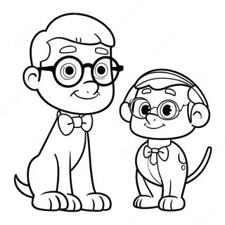 Sr. Peabody E Sherman Páginas Para Colorir