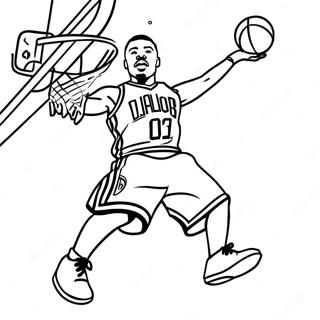 Pagina Para Colorir De Damian Lillard Enterrando 38267-31828