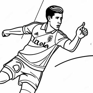 Pagina Para Colorir De Lewandowski Marcando Um Gol 38277-31829