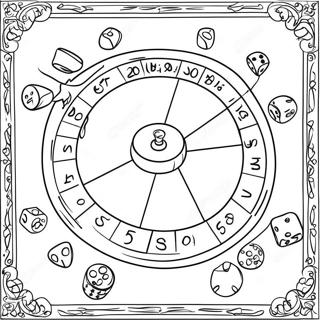 Pagina Para Colorir De Jogo De Tabuleiro 38376-31907