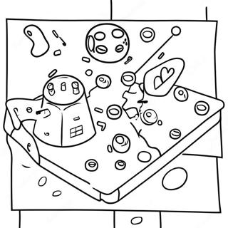 Pagina Para Colorir De Jogo De Tabuleiro 38376-31908