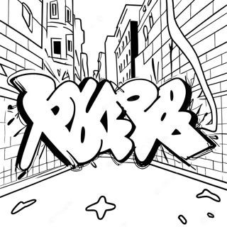 Pagina Para Colorir De Grafite Urbano 38427-31943