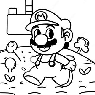 Super Mario Bros 3 Páginas Para Colorir