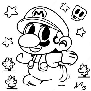 Pagina Para Colorir Do Super Mario Bros 3 38446-31963