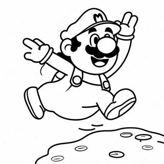 Pagina Para Colorir Do Mario Pulando Sobre O Goomba 38447-31969