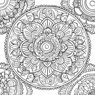 Pagina Para Colorir De Mandala Simetrica 38456-31966