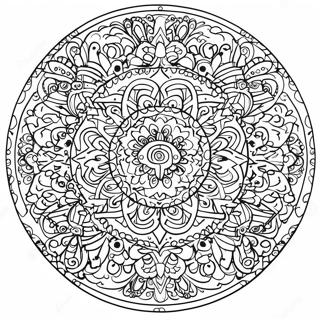 Pagina Para Colorir De Mandala Simetrica 38456-31968