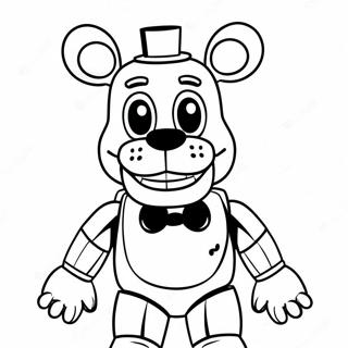 Pagina Para Colorir Do Fnaf Puppet Em Acao 38517-32023