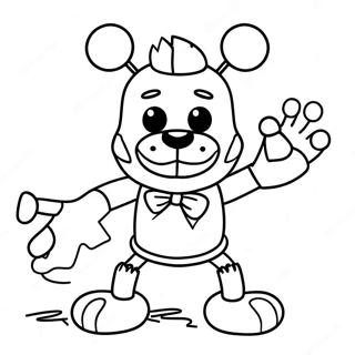 Pagina Para Colorir Do Fnaf Puppet Em Acao 38517-32024