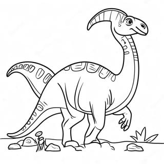 Pagina Para Colorir Parasaurolophus 38666-32142