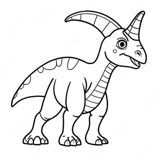 Pagina Para Colorir Parasaurolophus 38666-32144