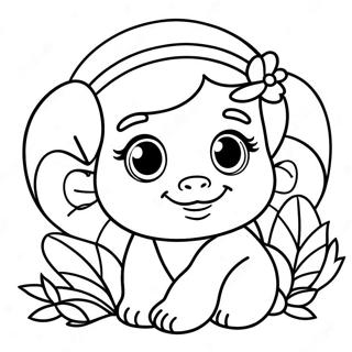 Pagina Para Colorir Da Bebe Jasmine 38706-32168