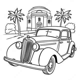 Pagina Para Colorir De Carro Classico Vintage 38717-32182