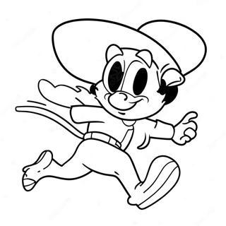 Pagina Para Colorir Do Speedy Gonzales Correndo Rapido 38767-32223