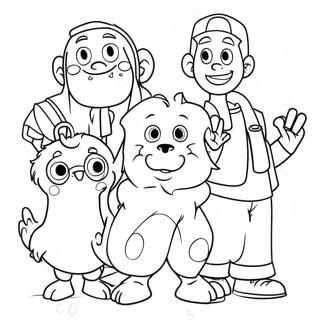 Pagina Para Colorir De Personagens Divertidos Do Vbs 38777-32232